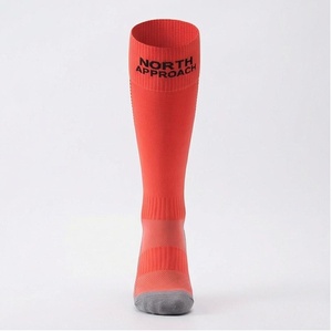 North Approach <b>Knee</b> <b>High</b> Running <b>Socks</b> Red Breathable Spandex Polyester Adult Summer Sport <b>Socks</b> - Product Image 1