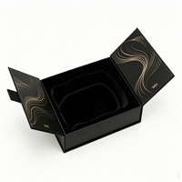 Boîte de parfum en carton rigide, écologique, réutilisable, imperméable, avec fermeture magnétique, personnalisée, impression quadricolore