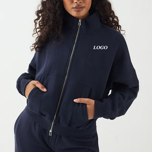 Sweat-shirt pour femme de haute qualité avec col zippé pour un ajustement confortable, doublure en polaire isolante pour un port décontracté et confortable. - Product Image 1