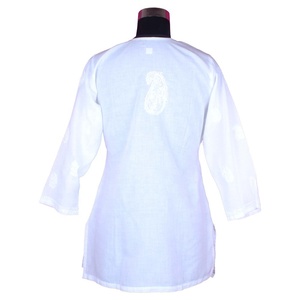 White Chicken Ladies <b>Kurtis</b> Western Party Wear Designer <b>Kurtis</b> New Arrival Fancy Hot Summer Chicken Designer Ladies Kurti - Product Image 2