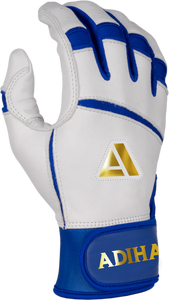 High Quality Smooth Leather Baseball Batting Gloves Anti-Slip <b>Hook</b> Loop Closure Customizable OEM Service Customized Colors Logo - Product Image 3