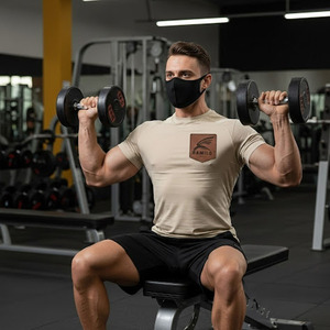 เสื้อคอมเพรสชั่นแขนยาวผู้ชาย มีสินค้าในสต็อก ผ้าฝ้าย 100% ระบายอากาศได้ดี แห้งเร็ว ลายพิมพ์ดิจิตอล ผลิตในประเทศปากีสถาน - Product Image 1