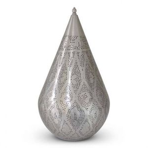 Decorative Moroccan Iron <b>Lantern</b> <b>Candle</b> Holder with Geometric Pattern Design for Modern Interior Styling - Product Image 2