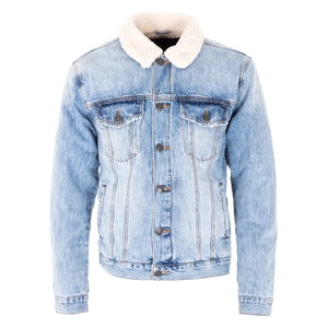 Bon marché Vente en gros Dernière vente chaude Veste en jean pour hommes Veste en jean en coton pour hommes avec couleurs et logo personnalisés - Product Image 1
