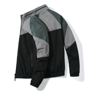 Veste coupe-vent imperméable personnalisée pour homme, légère, en polyester/nylon, vêtements de sport d'extérieur, logo personnalisé, veste d'extérieur - Product Image 4