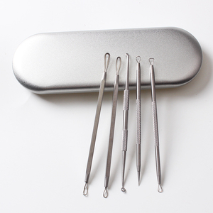 High Quality Face <b>Blackhead</b> Remover Stainless Steel Pimple <b>Extractor</b> Customizable Packaging Latest Design - Product Image 3