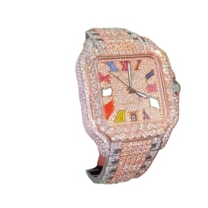 Luxe Premium Unisex Quartz Classic Diver Watch VVS Moissanite Sapphire Glass 30M Impermeable Nivel superior Calidad Lujo - Product Image 1