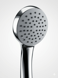 หัวฝักบัวสแตนเลสแบบมินิมอล อุปกรณ์ห้องน้ำประหยัดน้ำ - Product Image 3