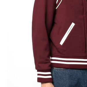 Veste universitaire brodée haut de gamme, sur mesure, en laine, style bomber, pour équipes de baseball, fabricant OEM en gros - Product Image 5