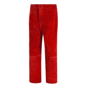 Pantalon de travail en cuir de vachette de qualité supérieure, à deux couches, pour la soudure, avec isolation thermique et résistance à l'usure - Product Image 4
