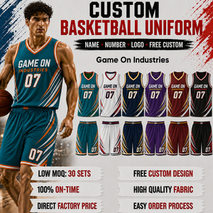 Premium Quality New Arrival Personalized Basketball Jersey Shorts Suit Sublimated Team Sportswear Uniform Manufacturer Direct - Product Image 1