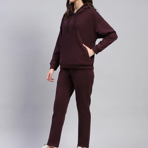 Conjunto Deportivo Holgado para Mujer, con Hombros Caídos, Logotipo Personalizado, Pantalones Casuales, Superventas - Product Image 4