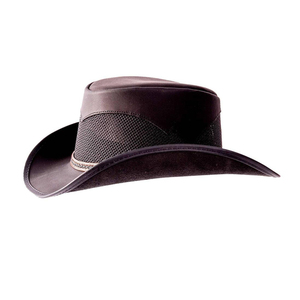 Polyester Cowboy <b>Hats</b> Western Cattleman Style Light Brown Braided <b>Band</b> Vintage XXL Unisex Adjustable Outdoor Wholesale - Product Image 1