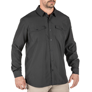 Chemise tactique multi-usages à manches longues pour homme avec poches zippées pour la randonnée, le tir, l'alpinisme, l'entraînement et la protection en plein air - Product Image 6