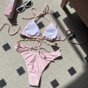 Ensemble de bikini pour femmes, maillot de bain deux pièces haut de gamme, collection de mode contemporaine pour les vacances à la plage, l'été et la piscine - Product Image 5