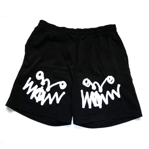 Shorts de sport décontractés en coton doux pour hommes, style streetwear, avec impression en relief et logo tendance - Product Image 6