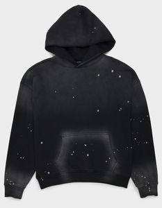 Spring Autumn Heavyweight 430g Cotton <b>Oversize</b> Hooded Zipper <b>Cardigan</b> Sweatshirt Loose Fit Long Sleeve Solid Color Plain Hoodie - Product Image 6