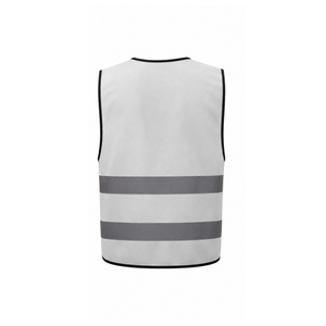 Gilet de sécurité haute visibilité respirant avec bandes réfléchissantes et logo personnalisé, fabrication de qualité supérieure à prix abordable - Product Image 2