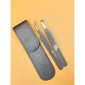 Pinzas de Precisión para Extensión de Pestañas de Acero Inoxidable en Color Personalizado con Punta Suave para Marca Privada - Product Image 1