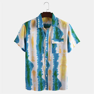 Ensemble chemise et short pour homme, imprimé personnalisé, respirant, thermique, style hawaïen, été, haute qualité, séchage rapide - Product Image 1