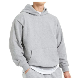 Sweat à capuche élégant pour homme 100 % coton, décontracté, chaud et confortable pour l'hiver, tissu doux et adaptable, imprimé numériquement, plusieurs tailles, teinture unie - Product Image 4