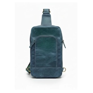 Premium Vintage Leather Women Crossbody <b>Sling</b> <b>Bag</b> Compact Stylish Chest <b>Bag</b> with Multi Pockets & Adjustable Strap - Product Image 4