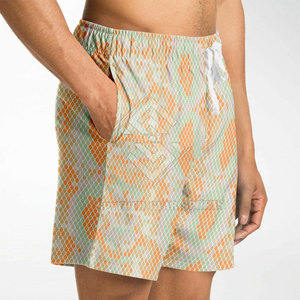 Men Solid Mid Casual <b>Fleece</b> <b>Shorts</b> Breathable Cotton Quick Dry Gym Workout with Drawstring Waistband - Product Image 3