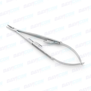 Castroviejo Needle <b>Holder</b>, 5.5inch (14cm), CVD Tips with Lock - Product Image 3
