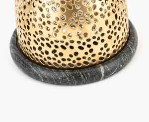 Brûleur d'encens Bakhoor moderne en métal et bois pour la maison, cadeau festif Ramadan Aïd, Mabkhara Mubkhar arabe poli moderne pour table - Product Image 5