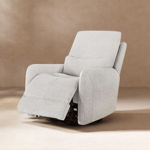 Sillón reclinable giratorio Dublin 30 en poliéster gris claro heathered - Product Image 3