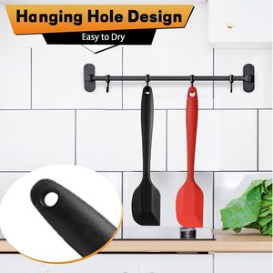 Customized Logos <b>Bakeware</b> Item Premium Quality Cake Baking Spatula and Brush <b>Set</b> Heat Resistant Cooking Silicone Kit - Product Image 3