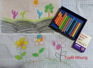 Tiza de color sin polvo de alta calidad OEM Duc Thanh para arte en aceras y escritura en pizarras - Oferta de exportación - Product Image 6