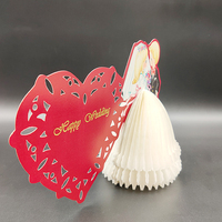 Centre de table en papier écologique de haute qualité pour mariage, décoration de fête, style classique, hauteur 15,5 cm, largeur 22 cm, offset