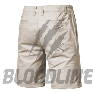 Pantalones Cortos Bermuda para Hombre BLOODLINE, Cintura Media Elástica, Estampado de Camuflaje, Estilo Casual, Material PU - Product Image 3
