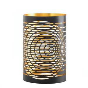 Support de bougie décoratif en métal, ajoute une lueur chaleureuse aux étagères, aux manteaux de cheminée, aux coins et aux espaces intérieurs - Product Image 1