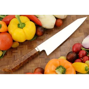 Cuchillo de Chef de Acero Inoxidable de 13 Pulgadas Hecho a Mano por Ahmad Fabric con Funda de Cuero y Mango Elegante Personalizable - Product Image 6
