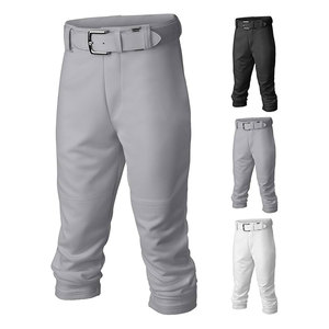 Boy's PRO+ <b>Baseball</b> Pants Youth Sizes Full Length Elastic Bottom Athletic Performance <b>Baseball</b> Uniform Pants Multiple Colors - Product Image 1
