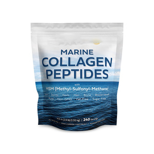 Poudre de peptides de collagène marin bioactifs de qualité supérieure, approvisionnement en vrac, exportation directe usine, additifs - Product Image 1