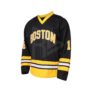Jersey de Hockey sobre Hielo Personalizado, 100% Poliéster, para Adultos, con Colores, Nombres de Equipo y Servicio OEM Personalizados - Product Image 3
