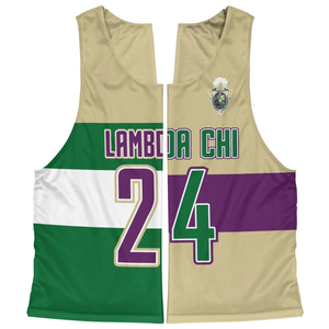 Maillots de lacrosse réversibles personnalisés avec logo sublimé, numéros d'équipe sublimés, maillot réversible numéro 22, directement de l'usine - Product Image 2