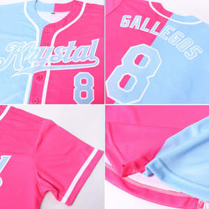 Camiseta de béisbol unisex personalizada con estampado de nombre personal, número de patrocinador, 100% poliéster, ropa deportiva informal de secado rápido - Product Image 3