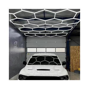 Plastic Interlocking Flooring with Honeycomb <b>Lights</b> - Product Image 1