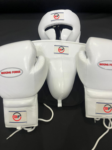 Factory Price Custom Logo Boxing Set | Cowhide Leather Gloves + Hand Wraps + Carry Bag Lightweight Eco-Friendly OEM ODM Branded - Product Image 1
