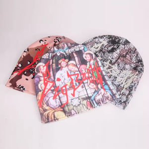 หมวกบีนนี่ฤดูหนาวคุณภาพสูงแบบสั่งทำพิเศษพร้อมโลโก้แบบซับลิเมชั่น หมวกไหมพรมพิมพ์ลายซับลิเมชั่นอุ่นๆ สำหรับผู้ชายและผู้หญิง - Product Image 3