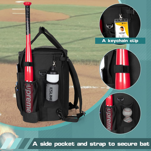 Bolsa de malla resistente Bagnex para entrenadores de béisbol con correa de hombro ajustable, gran capacidad y duradera - Product Image 4
