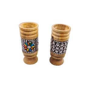 Quemador de Incienso de Madera Hecho a Mano con Incrustaciones de MOP en Mosaico, Porta Incienso para Aromaterapia y Decoración del Hogar - Product Image 2