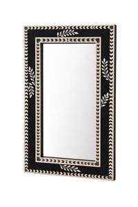 Luxury Green Bone Inlay Wall <b>Mirror</b> with Floral Design Handcrafted Decorative <b>Mirror</b> <b>Frame</b> for Home Decor by BELLADEC - Product Image 5