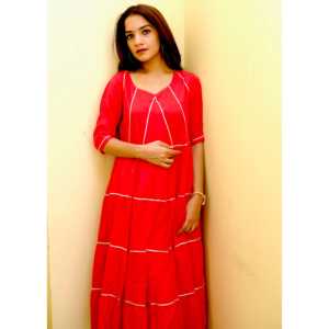 Magnifique ensemble de costume décontracté en tissu crêpe Sikhiya avec haut à manches trois-quarts, taille XS - Product Image 2