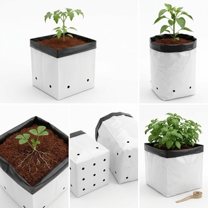 Original Quality Coco Grow <b>Bags</b> Plastic High Yield Recyclable Greenhouse Cultivation for Farmers - Product Image 6