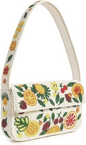 Sac à bandoulière perlé rayé avec rabat brodé pour femme, idéal pour le quotidien, les fêtes et les mariages, au meilleur prix - Product Image 3